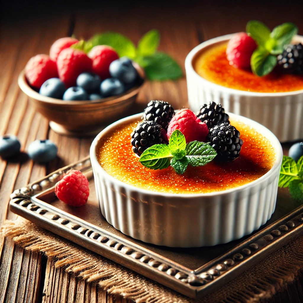 Crème Brûlée mit Tonkabohnen